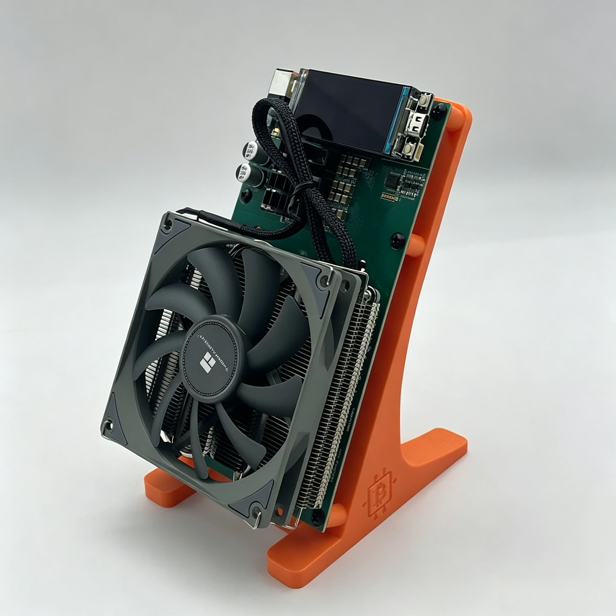 NerdQaxe++ Open-Source ASIC Bitcoin Miner, 4.8TH/s Hashrate 80W Low Power Home BTC Mining Device, Wifi Connection Only