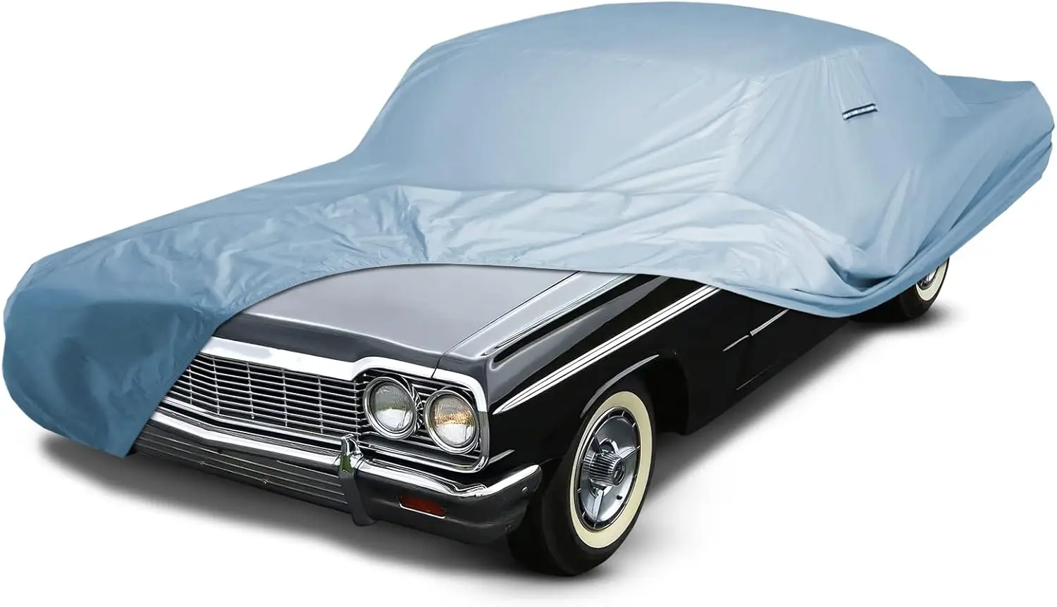 

Custom Waterproof Car Cover for Chevy Impala 1958-1971, All Weather Protection with UV Defense and Secure Fit