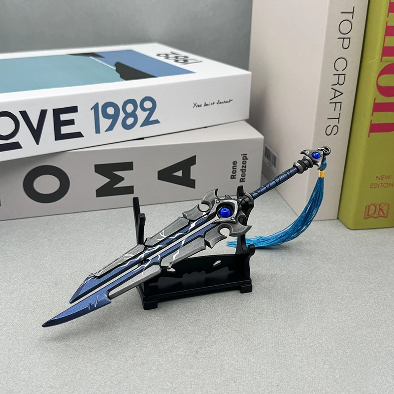 Outlaw Rogue The Dreadblades Thunderfury Blue Skin 20 cm Schwertmodell, Sammlerstück, Geschenk – Detail 7