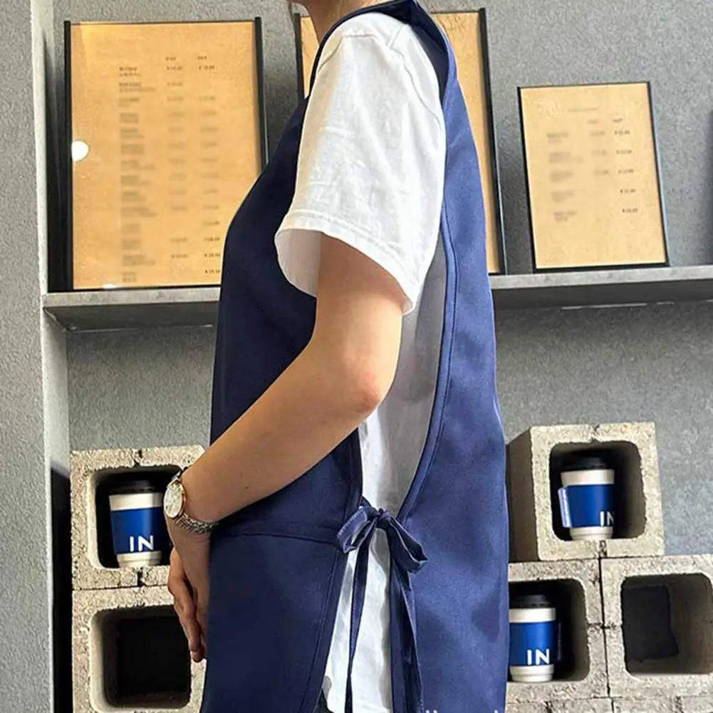 Unisex Waterproof Apron Waterproof Cobbler Apron with Pockets Unisex Art Smock for Painting Durable Kitchen Work for Artists
