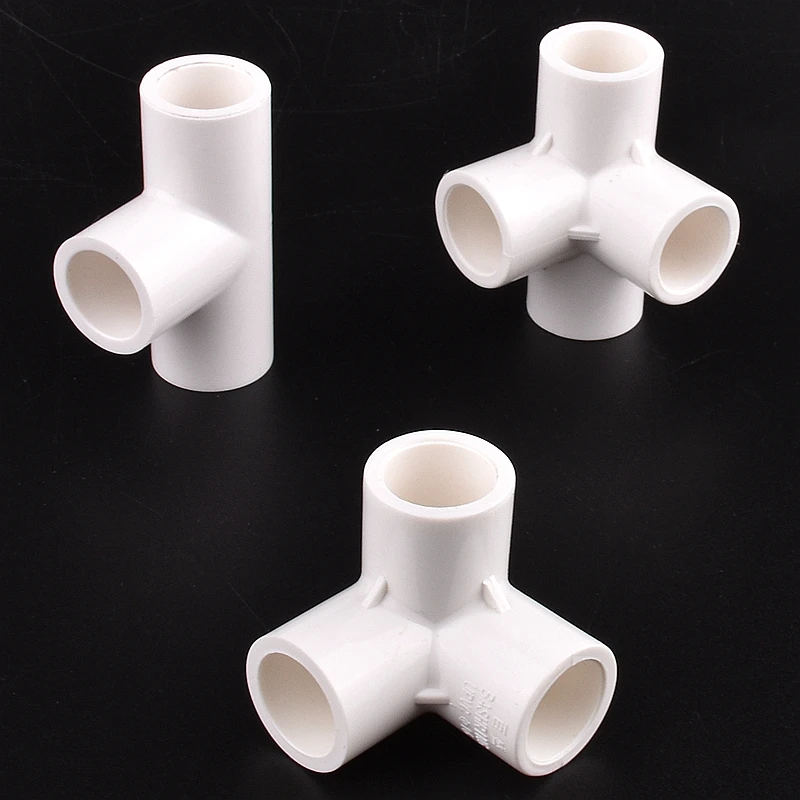 1~5Pcs White 16mm Pipe Fittings Connector Garden Irrigation Direct Tee Elbow Union Joint Aquarium Fish Tank PVC Pipe Accessories