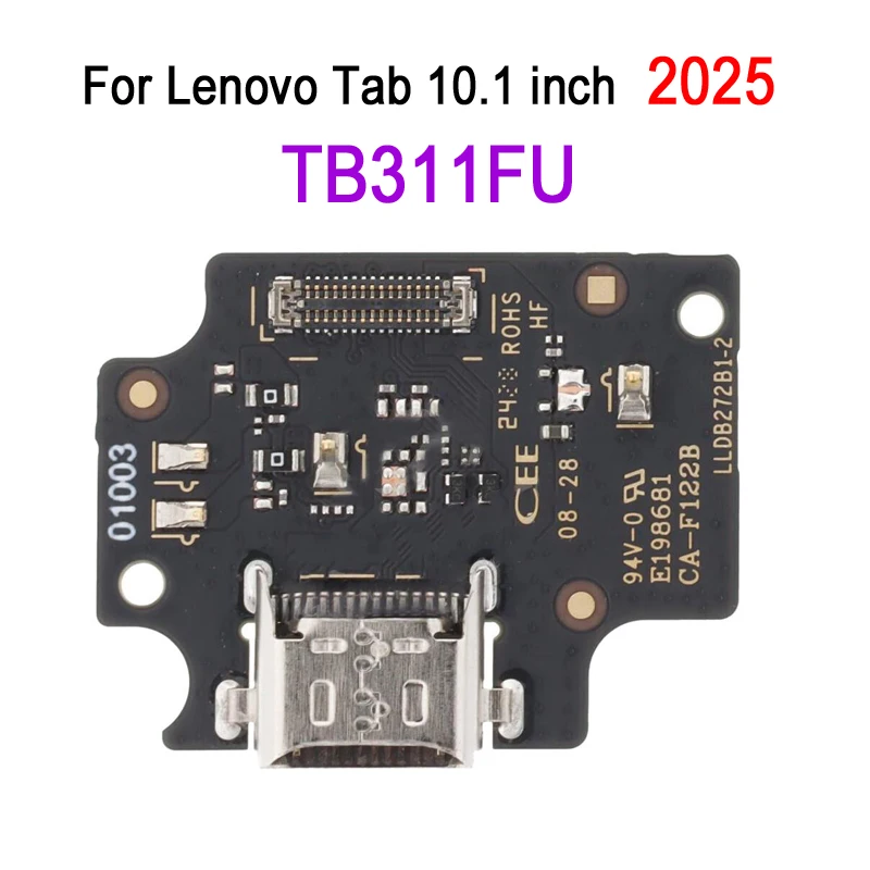 TB311FU Płytka portu ładowania do tabletu Lenovo Tab 10.1 cala 2025, TB311FU, część zamienna do naprawy.