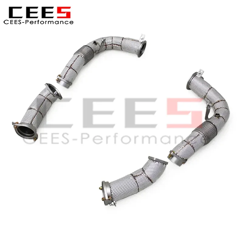 

CEES Exhaust Downpipe Pipe for BMW M5/M6 G90/G99 LCI 4.4T 2024-2025 Free Flow Stainless Steel Exhaust Pipe Car Exhaust System