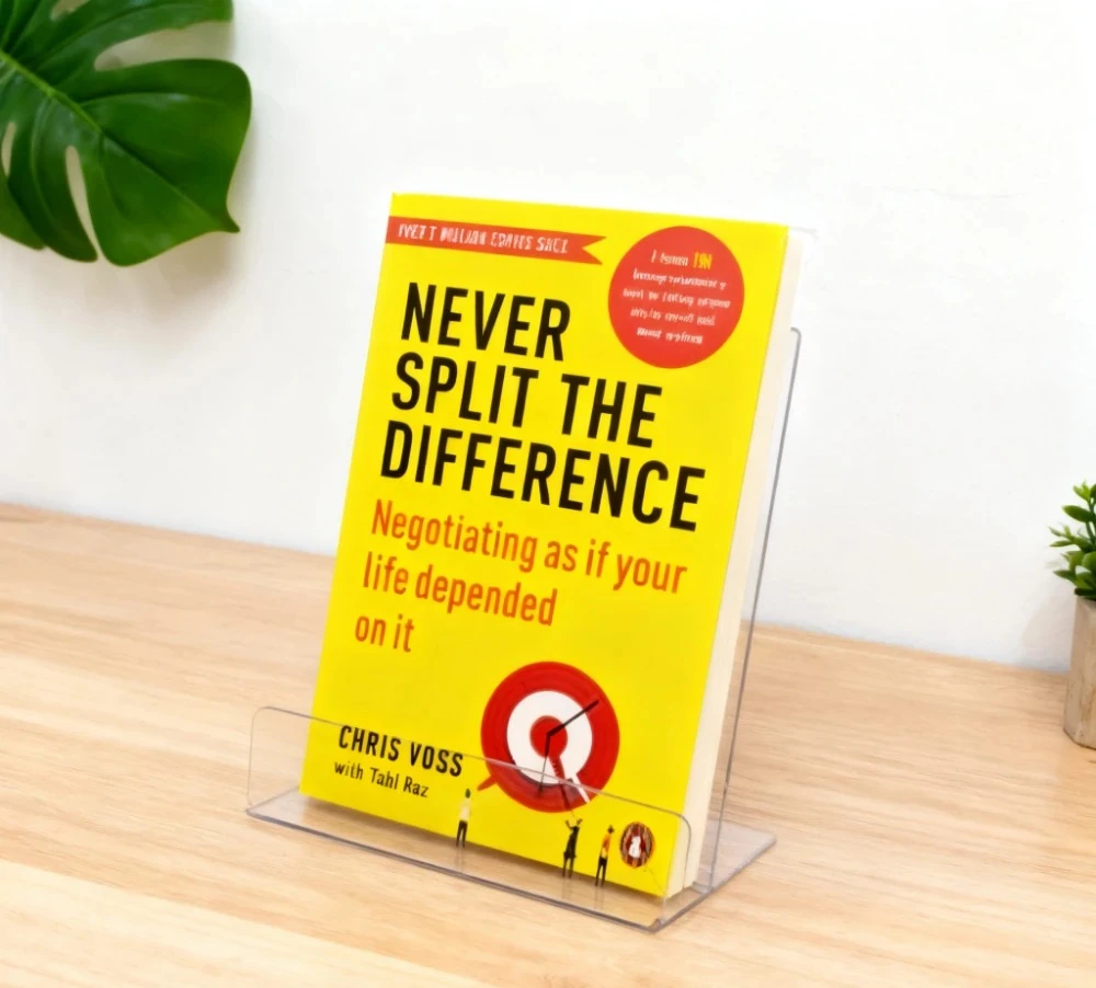 

Never Split The Difference By Chris Voss Books In English for Adults Negotiations Emotional Intelligence New Listing