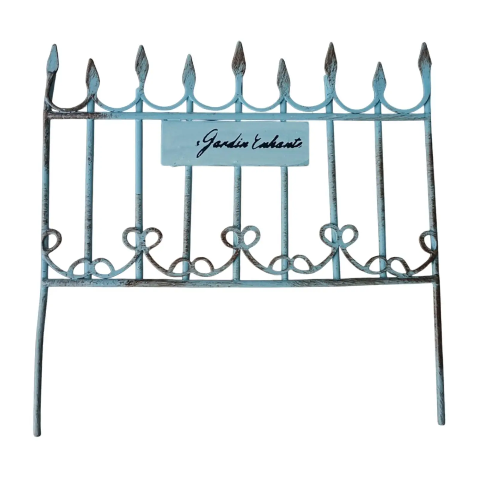 

Миниатюрный декоративный забор, железный микропейзаж, аксессуары, реквизит, орнамент