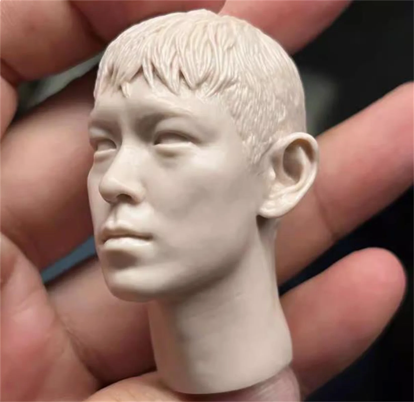 หัวตุ๊กตาชายขนาด 1/6 แบบแกะสลัก  ประเทศเกาหลีใต้  เอเชีย  แบบสั่งทำพิเศษ สำหรับฟิกเกอร์แอคชั่นขนาด 12 นิ้ว