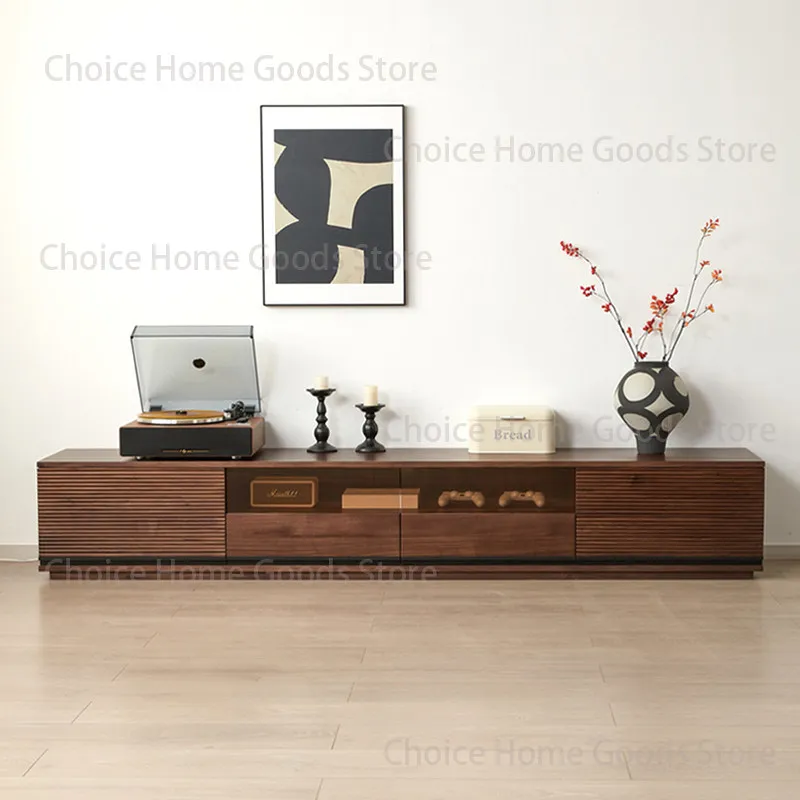 Modern Large Capacity TV Stand Spa Functional Media Console Easy Clean Contemporary Fernsehschrank Living Room Cabinet Furniture