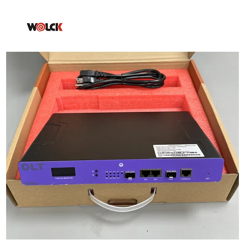 MSNew Wolck FTTH Optical Fiber Cdata Single Port XPON One PON 1 2 Port MiNi GPON OLT