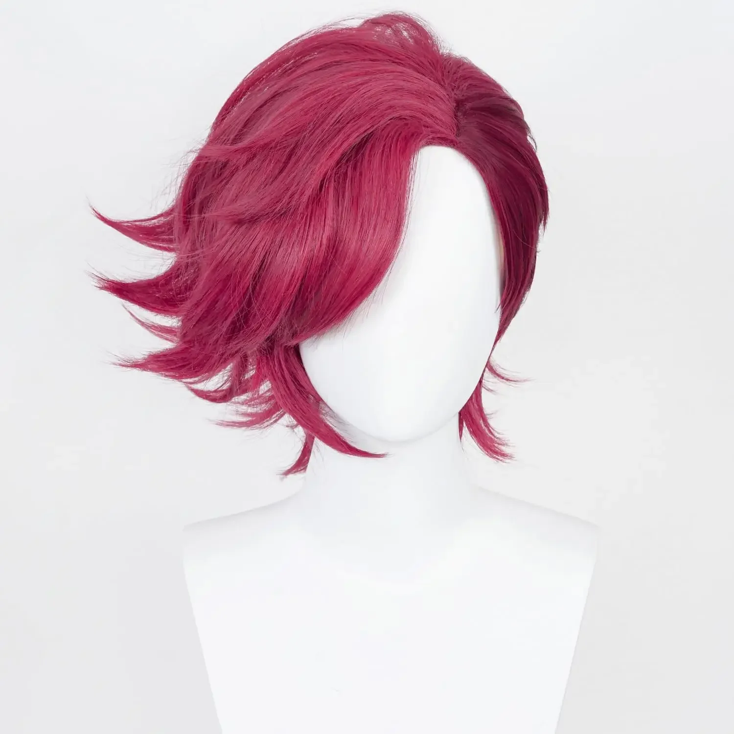 Vi Cosplay Wig Short LOL Arcane Heat Resistant Synthetic Hair Wigs Cos Party Halloween Short Wigs Men Women