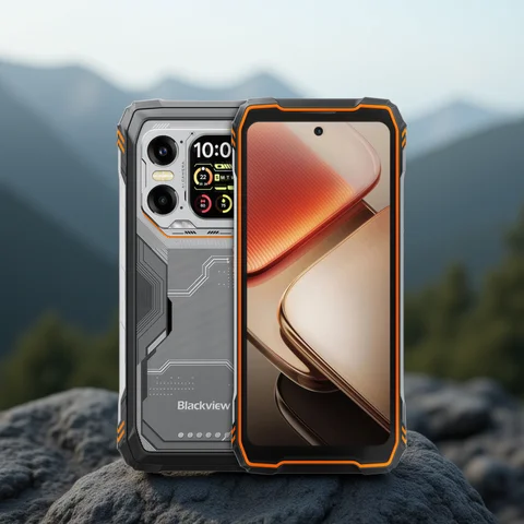 Blackview XPLORE 1 Outdoor Mobile Phone, 5G Waterproof Rugged Smartphone Android 15, 6.78'' 2.4K Display, 16GB+512GB, 20000mAh