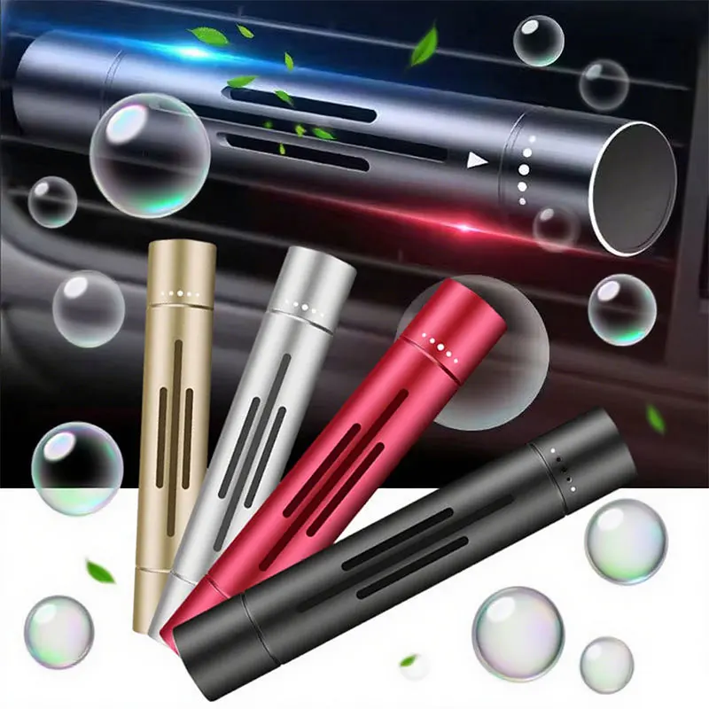 رائحة معطر الهواء في فتحة تهوية السيارة، نكهة العطور، إزالة الروائح، اختيار الألوان المتعددة، ملحقات داخلية للسيارات