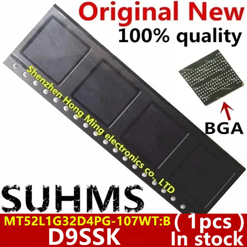 

(1piece)100% New MT52L1G32D4PG-107WT:B D9SSK BGA