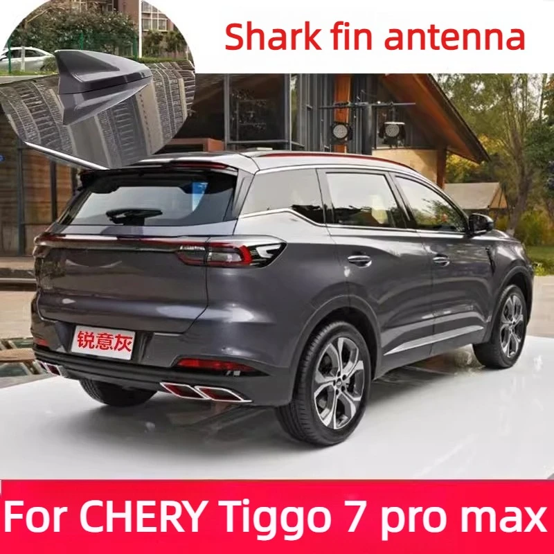 

Accessories For CHERY Tiggo 7 pro max 2025/2024 Shark Fin Roof Spoiler Decor Sport Styling Wind Resistance Reduction 2023