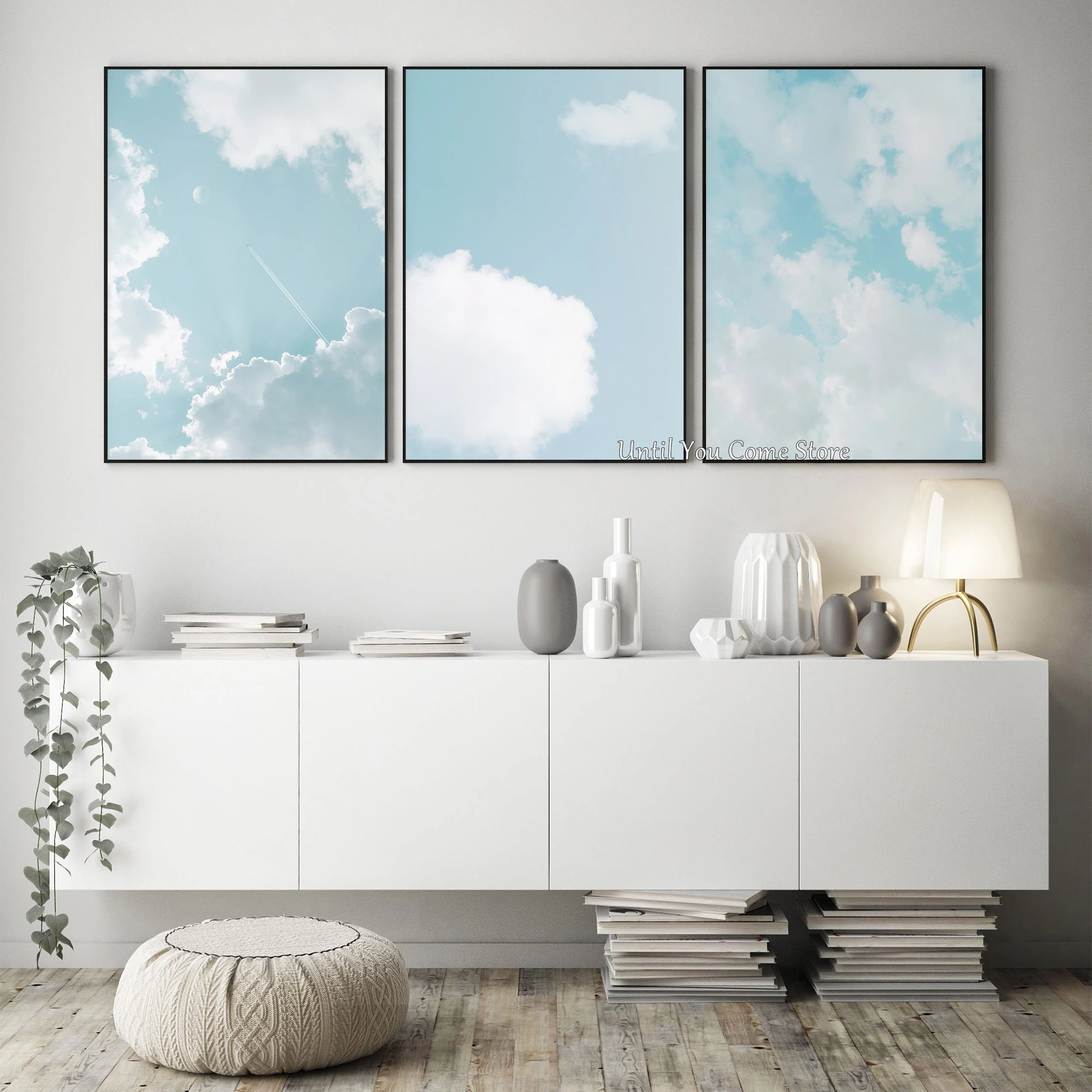 Pink Cloud Photography Poster Printing High-quality Canvas Painting Home Living Room and Bedroom Walls Modern Decoration