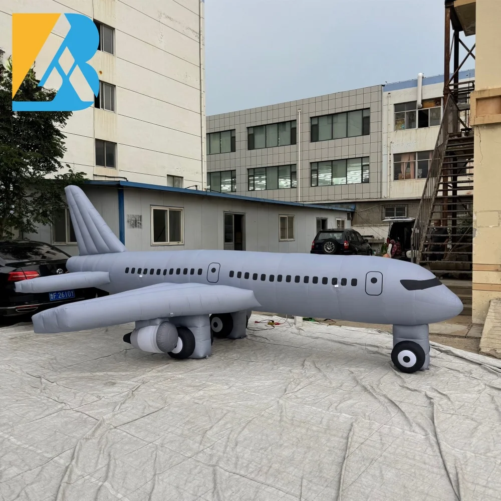 

Надувная реплика самолета на заказ для новогодних украшений 2026 года, игрушки