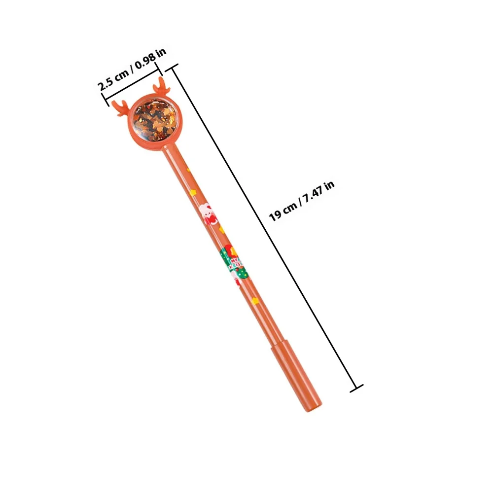 8Pcs Christmas Tree Gel Pens Great Hand Feeling Smooth Flow Pens for Family Friends Office School Supplies Cute Gift