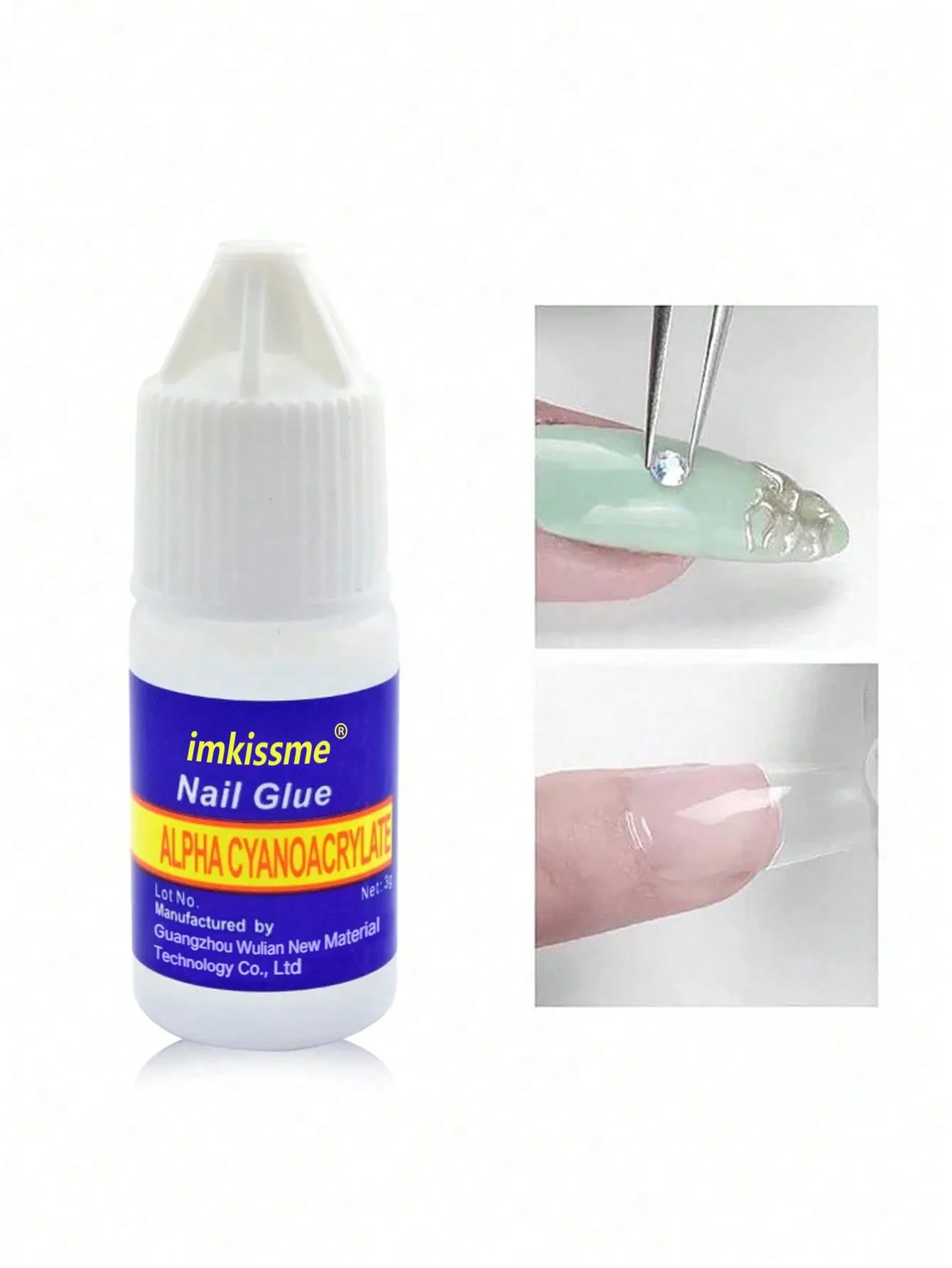 Colle arina pour faux ongles, nail art, 3g, N64.