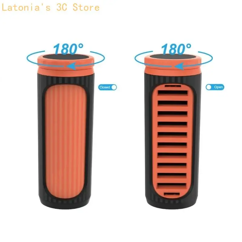 Portable ABS Game Storage Case Including Shock Proof Feature & Stylish Rotating Mechanism Upgrades for Console 2 Users X3UB
