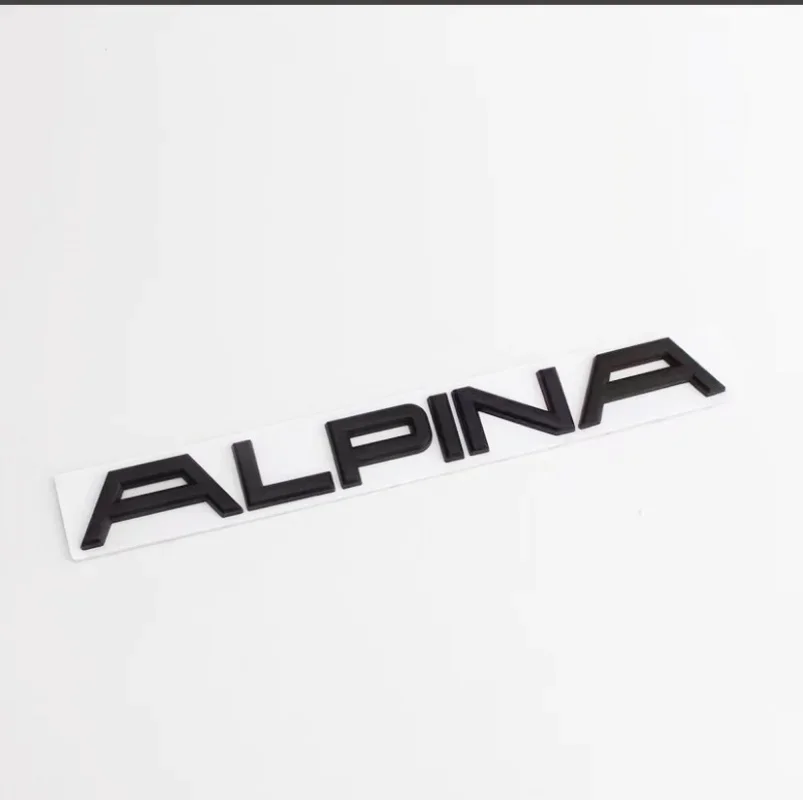 3D Metal Rear Boot Trunk Stickers Emblem Badge Decals Car Styling Accessories For ALPINA B7 B6 D4 D5