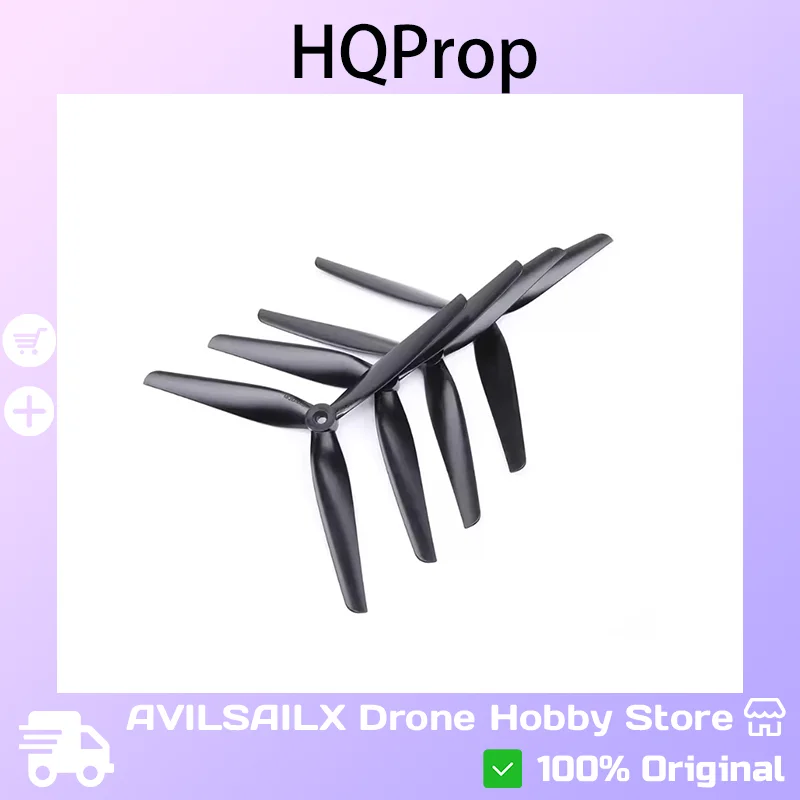 

HQProp 15x7x3 Tri-Blade FPV Пропеллер Высокоэффективный малошумный плавный упор для гонок Freestyle RC Drone Quadcopter