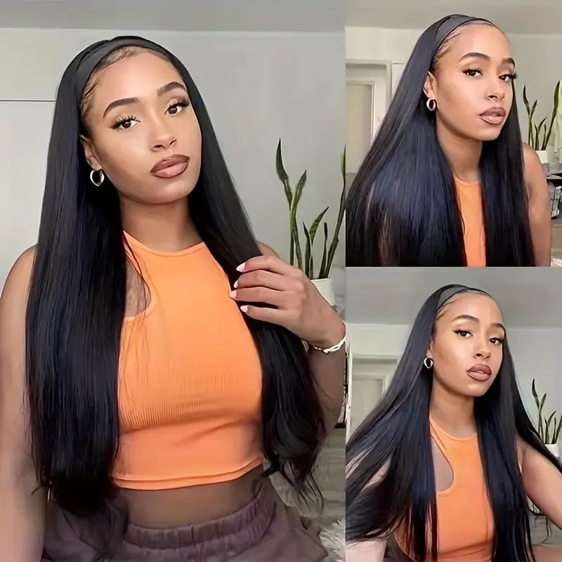 Rosabeauty 13x6 Straight Nature Color Lace Front Wig Human Hair 30 40 Inch Frontal 5X5 Glueless Ready to Wear Wig 250% For Women