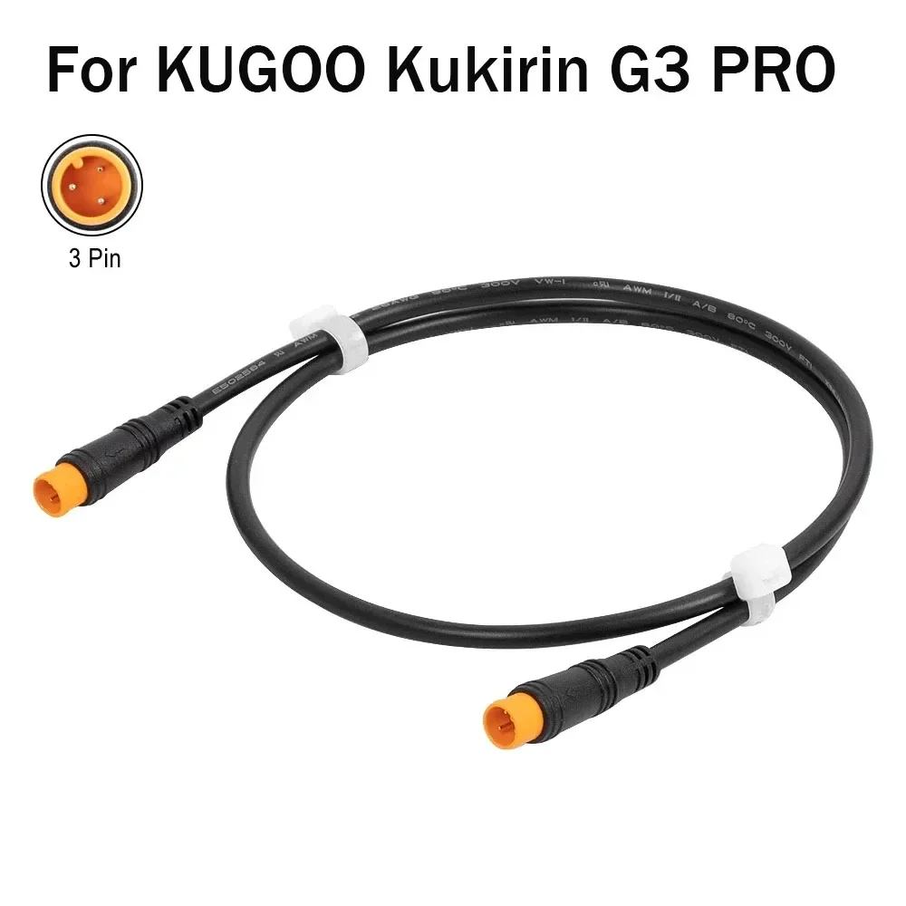 3Pin Head Light Adaptor Light Line For KUGOO Kukirin G3 PRO Skateboard Headlight Cable Electric Scooter Replacement Spare Parts