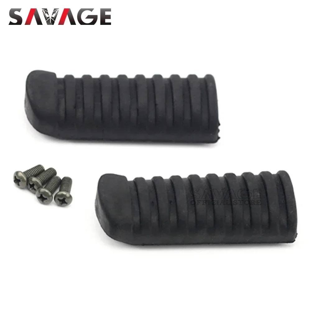 Front Foot Peg Footrest Rubber Cover For KAWASAKI VERSYS 650/1000 Z750 Z1000 Z1000SX Z900RS ZR7 ZZR600 Motorcycle Accessories