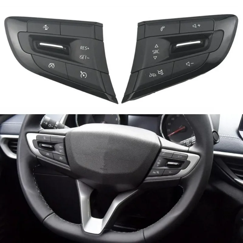 Steering Wheel Cruises Control Button Applicable for Chevrolet Trax 2019-2023 Car Steering Wheel Buttons Cruise Switch Accessory