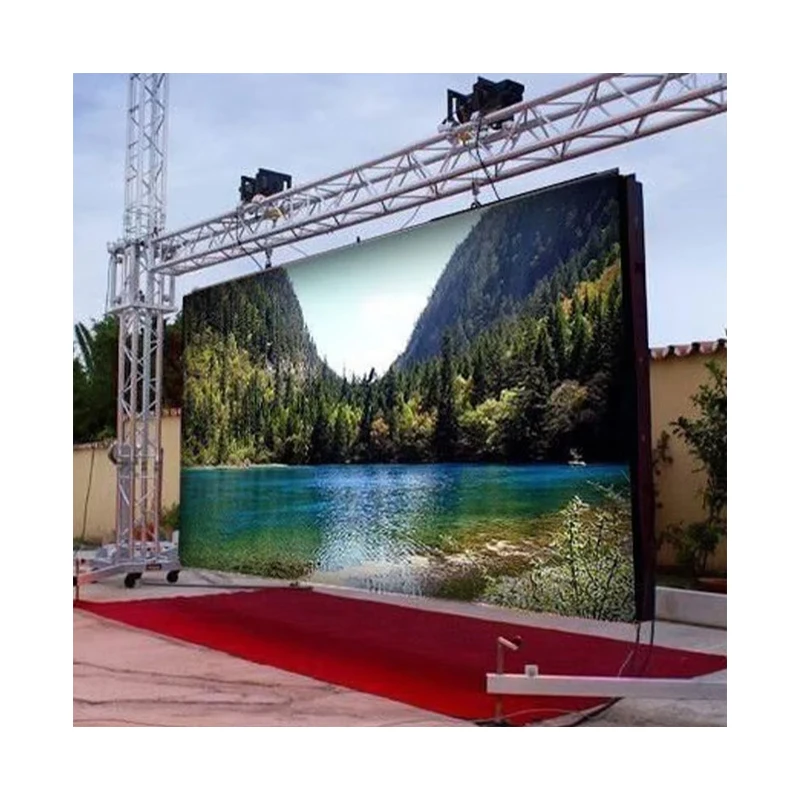 

P2,8 мм P2,9 мм P3,9 мм Портативный прокат Открытый светодиодный экран Панель Водонепроницаемый IP65 500x500 мм Фон для сцены событий Светодиодный дисплей