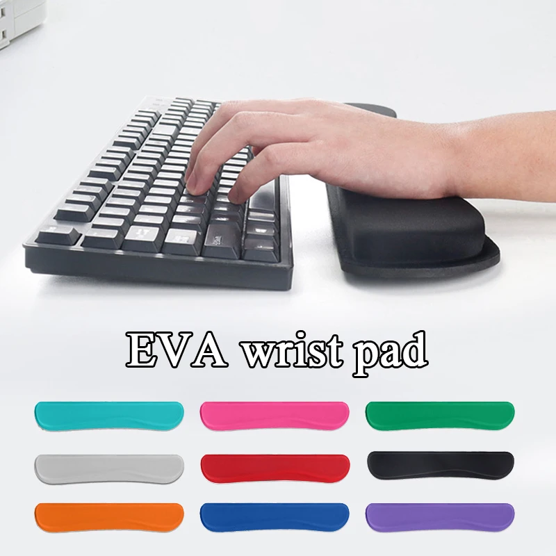 Keyboard Pad Wrist Rest Pad Mouse Mat Wrist Support Mouse Pad Durable Easy Typing Non-Slip Pain Relief Memory Foam