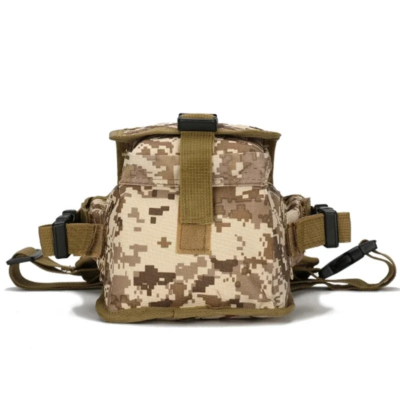 Bolsa táctica de pierna caída para hombre, riñonera de caza, riñonera deportiva Militar para montar en motocicleta