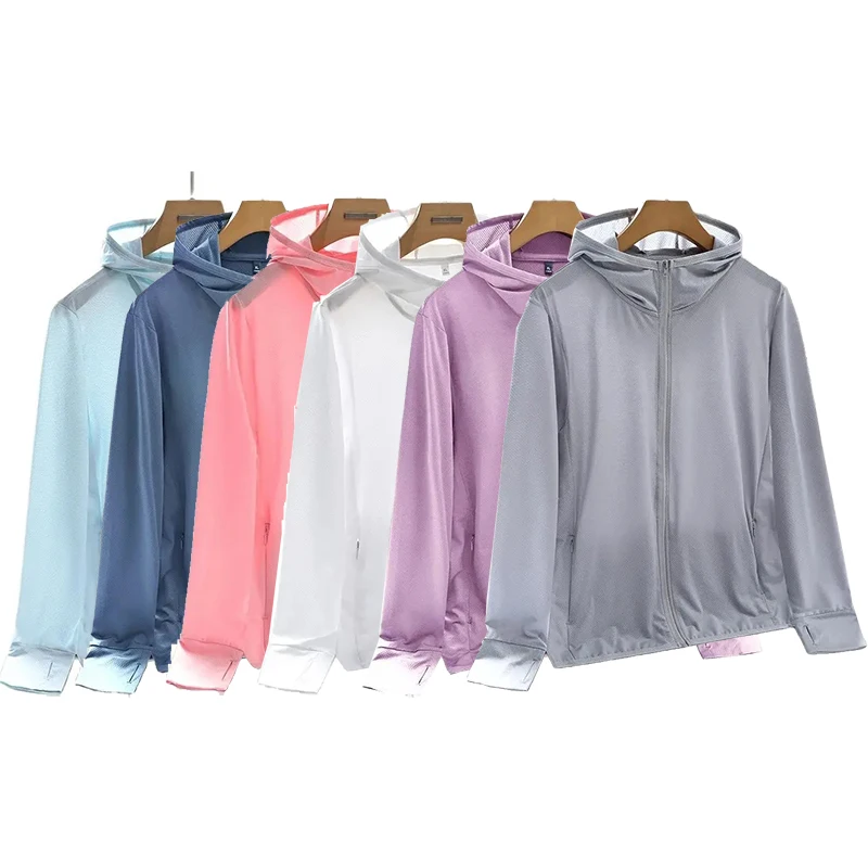 

Летняя модная мужская Солнцезащитная одежда с длинными рукавами, куртка с капюшоном на металлической молнии, крутая дышащая повседневная мужская одежда