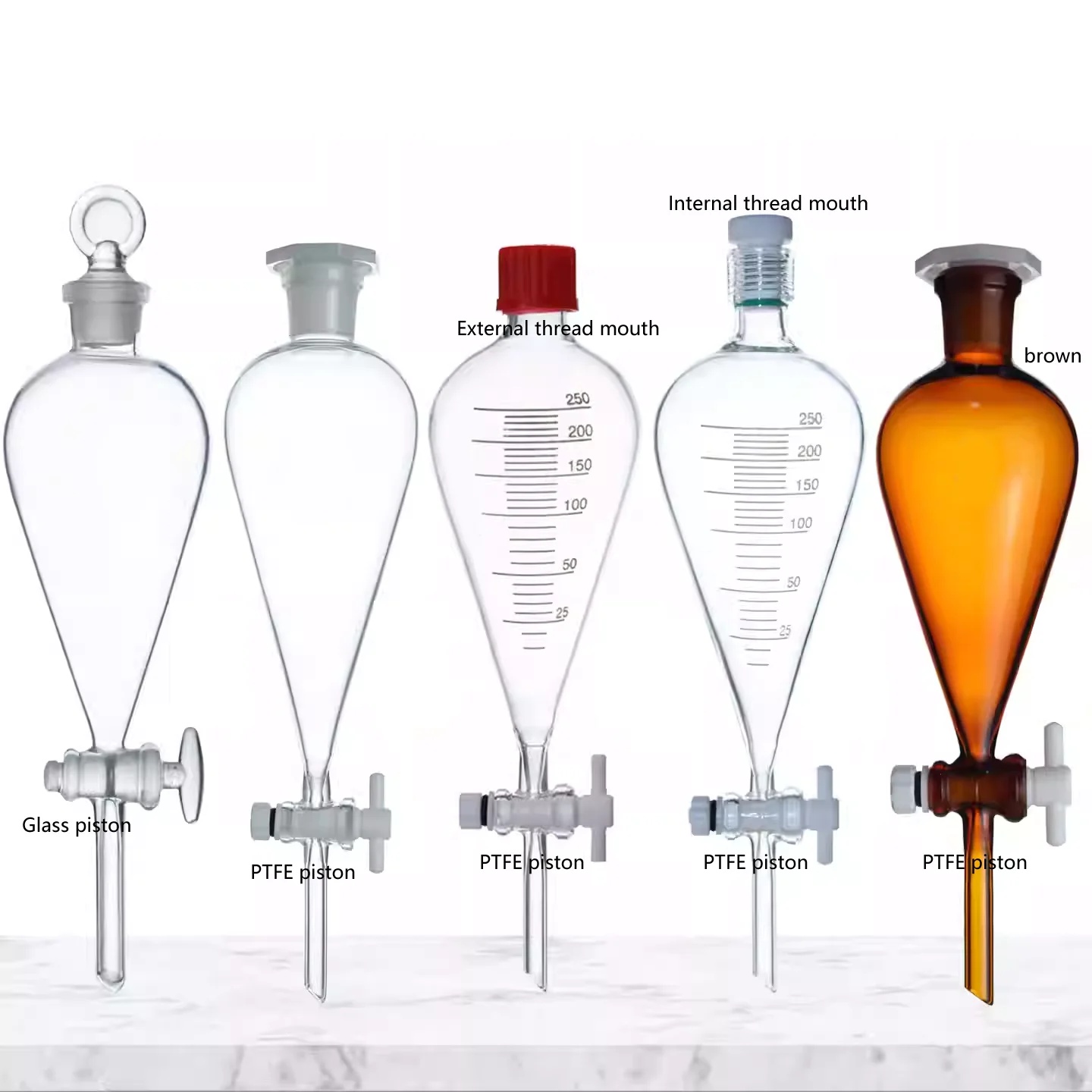 imbuto-di-separazione-marrone-con-pistone-in-vetro-e-imbuto-a-forma-di-pera-in-ptfe