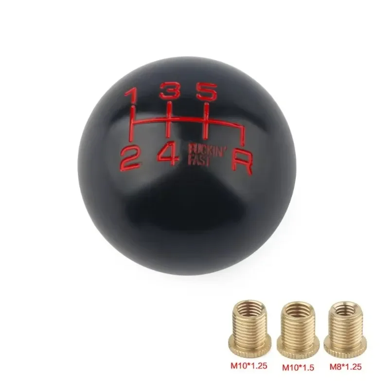 Pkx A Set for  Acura/TOYOTA/NISSAN Style Black 6 Speed M10X1.5/M10X1.25/M8X1.25 Gear Shift Knob