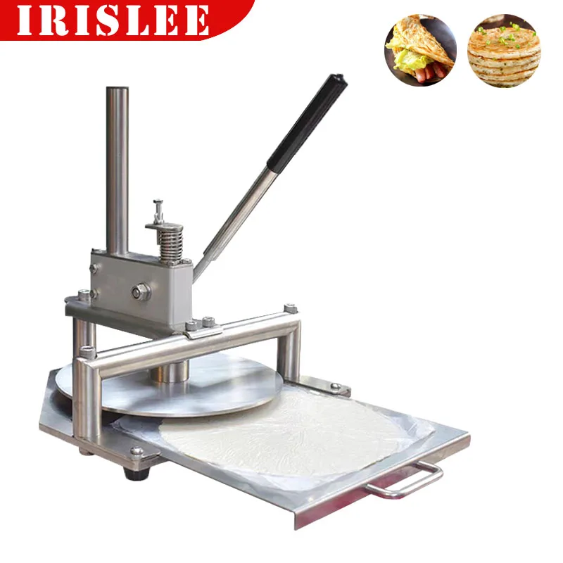 Commercial 20Cm Manual Dough Press Machine Dough Roller Sheeter Pizza Dough Press Machine