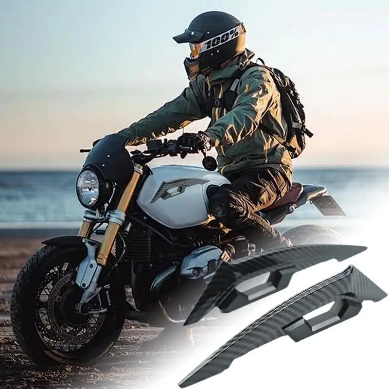 

Motorcycle decoration Wind Wing Aerodynamic Spoiler Wing Winglet Front Fairing Aerodynamic Winglets Scooters Cycle Side Spoiler