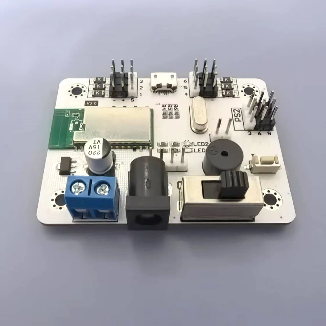 6 Manier Servo Control Board Met Schakelaar/Robot Arm Controller
