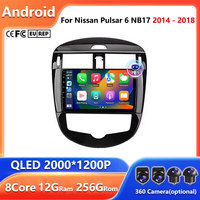 Wireless Carplay For Nissan Pulsar 6 NB17 2014 - 2018 Android Auto Car Radio GPS Navigation Video Player Head Unit BT