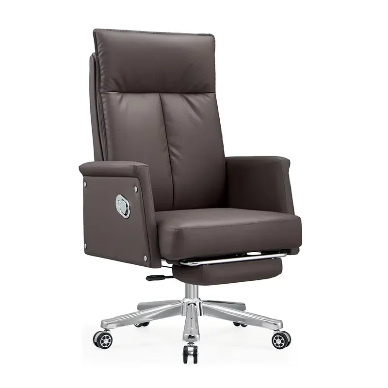 E-Sports Reclining Lunch Swivel Computer Chair with PU Office Household Engineering Chair
