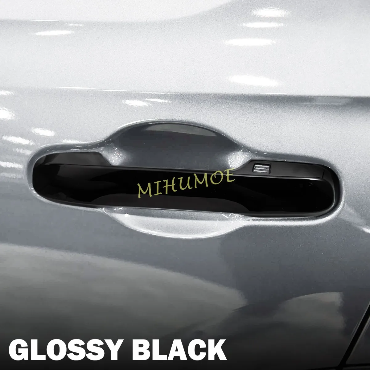 

Для 2023 2024 2025 Honda Pilot глянцевая черная дверная ручка автомобиля, полоса, накладка, аксессуары с ключом