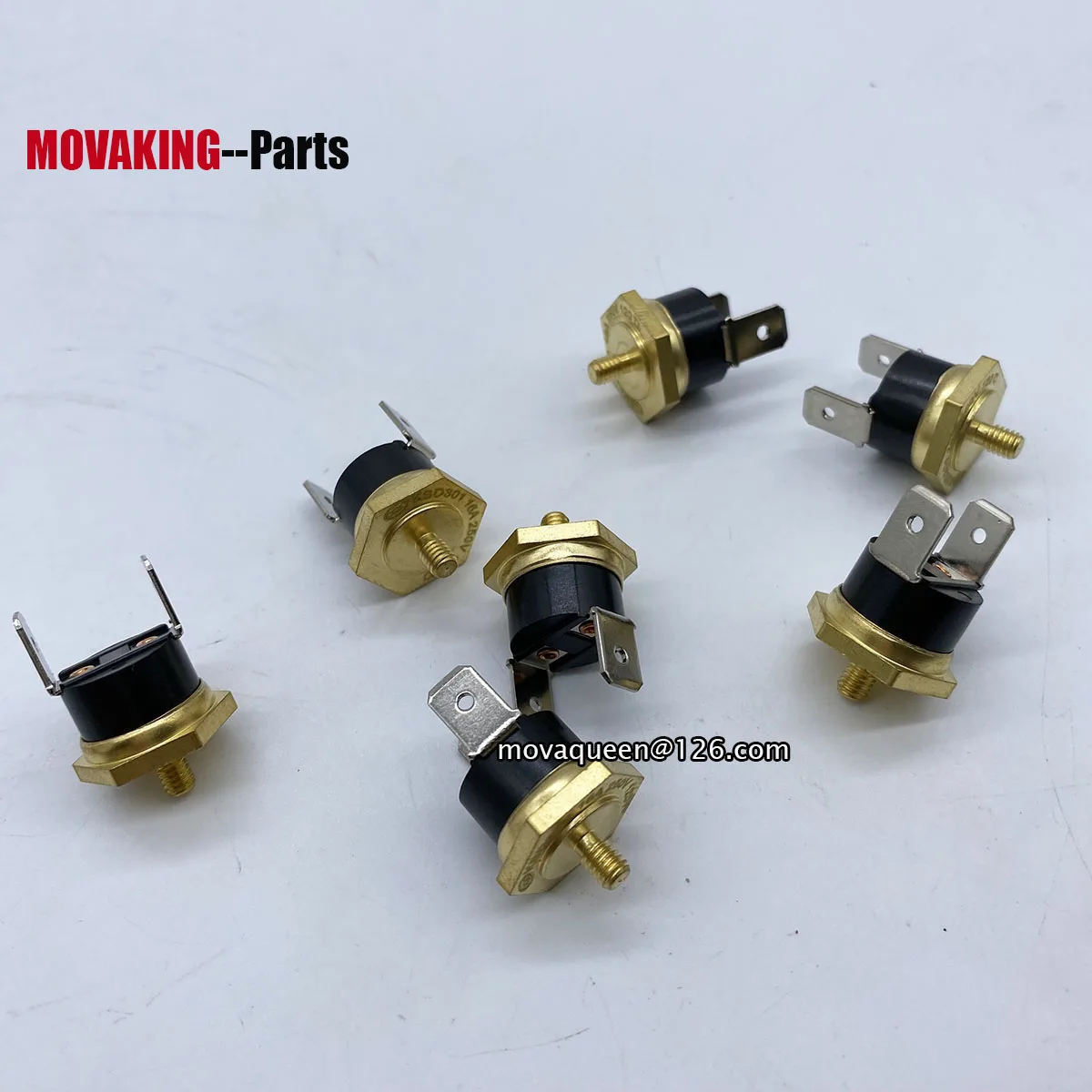 Coffee Machine Spare Parts Automatic Reset M4 KSD301 16A 250V 120 Degrees Limiter Temperature Sensor Controller