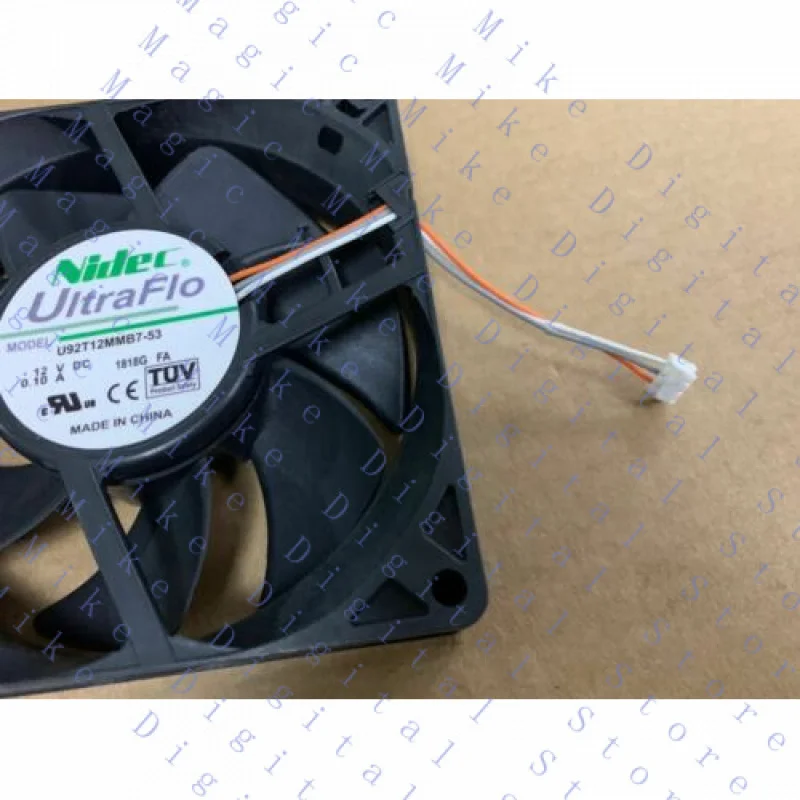 

UU 1PC projector cooling fan 9cm 12V 0.10A 9025 U92T12MMB7-53 90mm*25mm 9CM