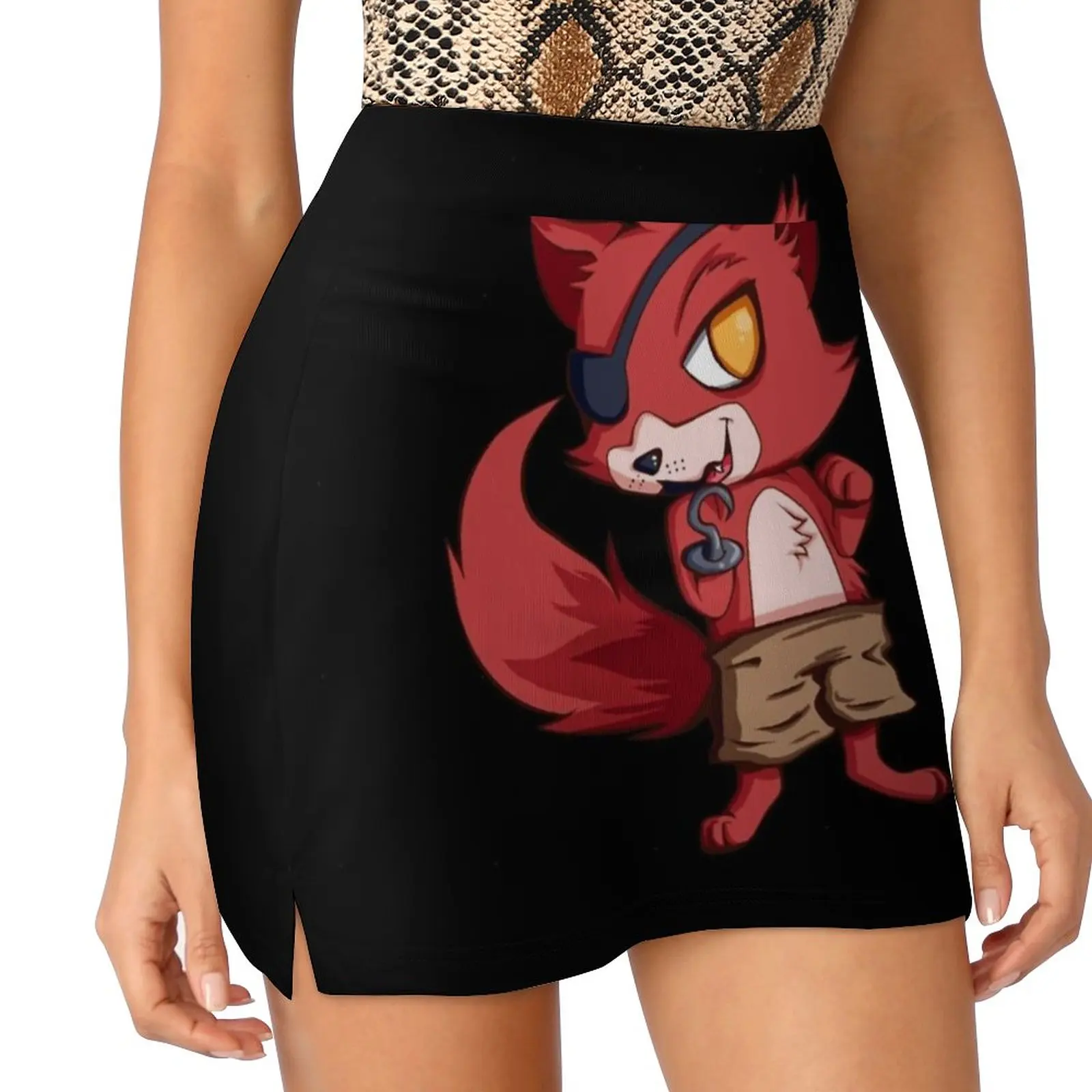 Foxy Funny Five Nights At gonne donna Fashion 2022 pantalone minigonne gonna corta da ufficio Foxy Funny Five Nights At Five