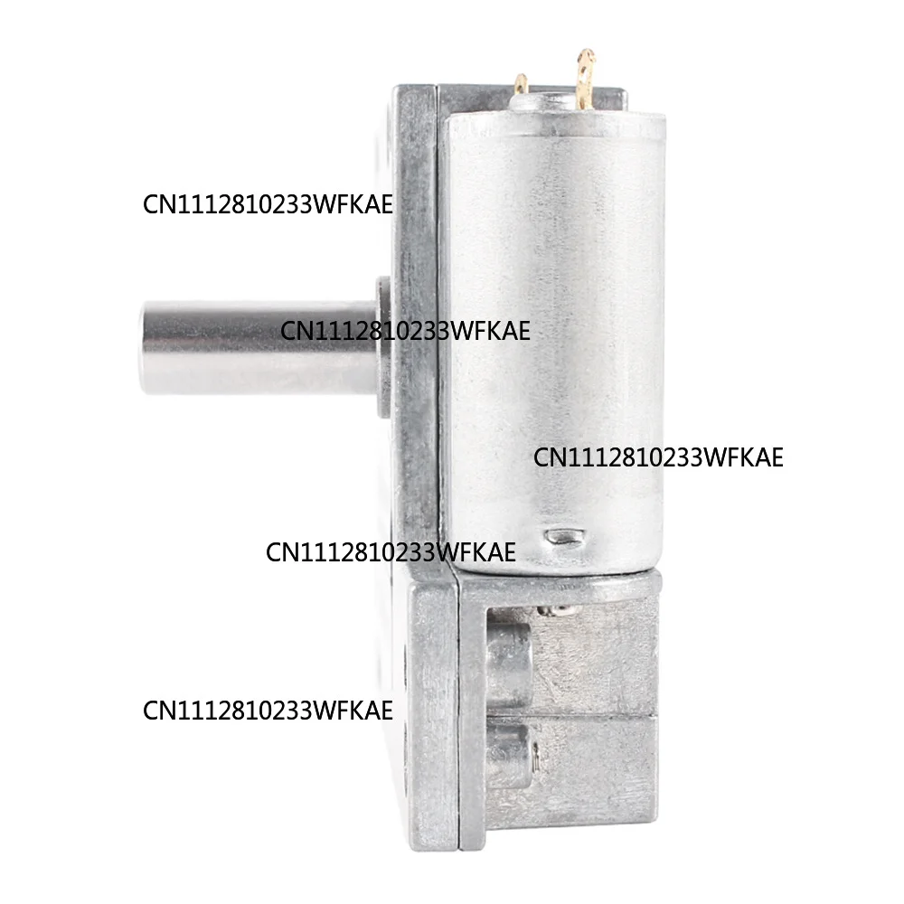 GF5560 180 DC 6V 12V Turbo Worm Gear Motor Square Gearbox Electric Micro Metal High Torque Gear Reduction Motor Reducer