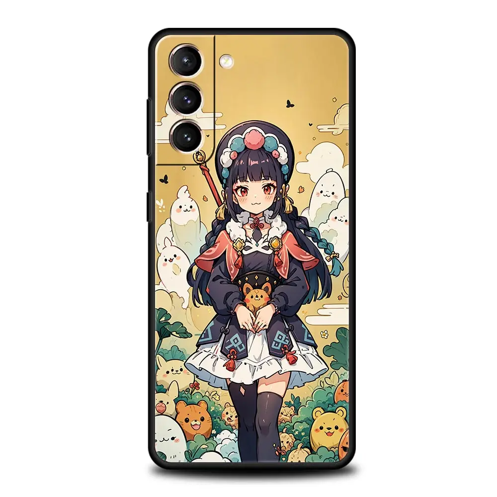 Genshin Impact Wanderer Phone Case For Samsung Galaxy S24 S23 S22 S20 Ultra S21 FE 5G S10 S9 Plus S10E Soft Silicone Cover