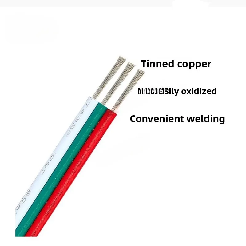Kabel Ekstensi Lampu LED Tegangan Rendah 3Pin1 18/22/20AGW Line 100M