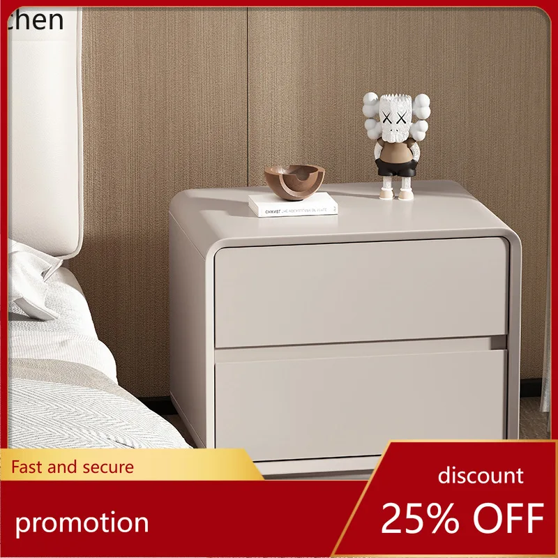 

YFY Solid Wood Bedside Table Bedroom High-end Small Bedside Storage Cabinet