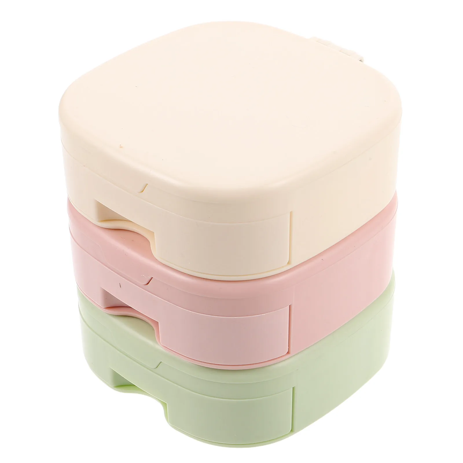 3pcs Desktop Vanity Mirror with Drawers – Compact Makeup Organizer for Desk, Bedroom & Travel