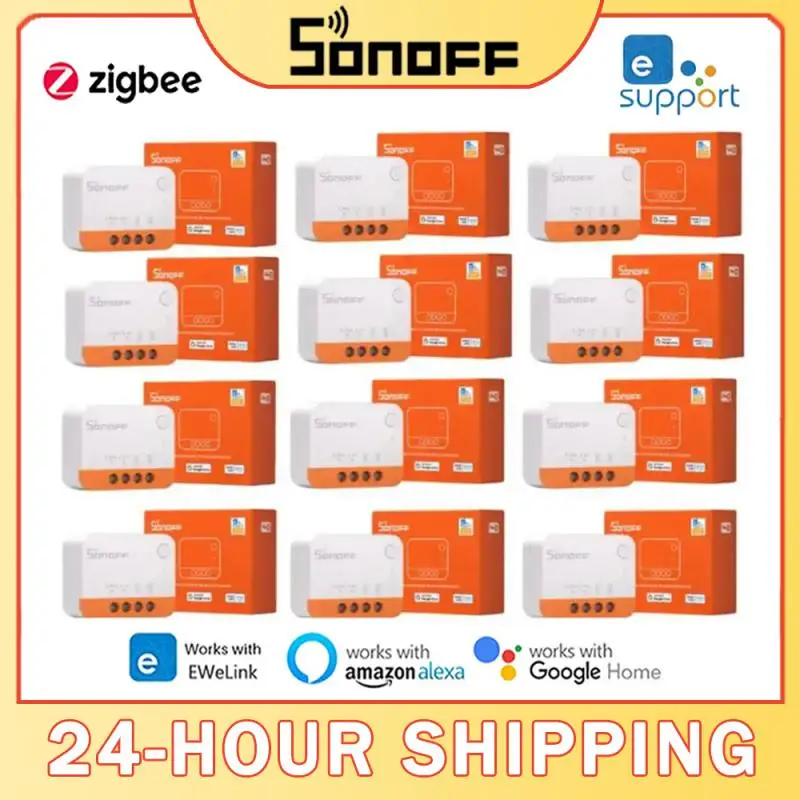 SONOFF ZBMINI L2 Extreme ZigBee Smart Switch No Neutral Wire Required DIY 2-Way Control Switch Work With ZBBridge Support Alexa