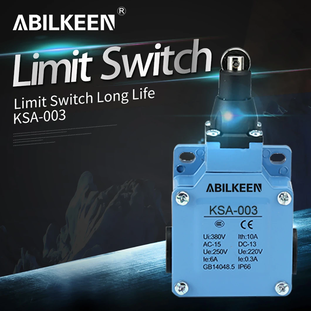 

ABILKEEN KSA-003 концевой выключатель из нержавеющей стали, короткий ход, плунжерный пресс с роликовым концевым выключателем, высокая чувствительность